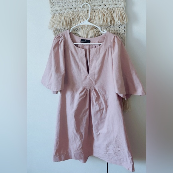 Pomander Place Tuckernuck Orchid Pink Finley Flutter Sleeve Dress Women's Size M - Picture 2 of 6